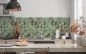 Preview: Küchenrückwand Glasmosaik Grün