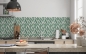 Preview: Küchenrückwand Grün Beige Mosaik
