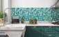 Mobile Preview: Küchenrückwand Mintgrün Mosaik