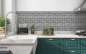 Mobile Preview: Küchenrückwand Graue Mosaik