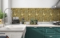Mobile Preview: Küchenrückwand Golden Mosaik