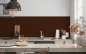 Preview: Küchenrückwand Kaffeebraunes Holz
