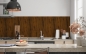 Preview: Küchenrückwand Zirbelkieferholz Dunkel