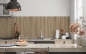 Preview: Küchenrückwand Zypresse Holz
