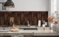 Preview: Küchenrückwand Wenge Holzbalken