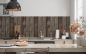 Preview: Küchenrückwand Holzbalken Vintage