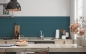 Preview: Küchenrückwand Holzbalken Seegrün