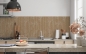 Preview: Küchenrückwand Holzbalken Buche
