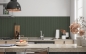 Preview: Küchenrückwand Holzparkett Grüngrau