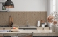 Preview: Küchenrückwand Holzfassade