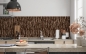 Preview: Küchenrückwand Holz Rinde