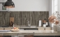 Mobile Preview: Küchenrückwand Dunkle Holzbalken