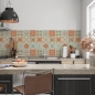 Preview: Küchenrückwand Patchwork Karo Design