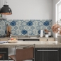 Preview: Küchenrückwand Hexagon Patchwork