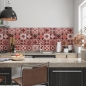 Mobile Preview: Küchenrückwand Indian Patchwork Tiles