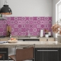 Preview: Küchenrückwand Pink Patchwork