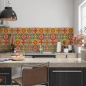 Preview: Küchenrückwand Indian Tiles