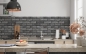 Preview: Küchenrückwand Steinoptik Grau