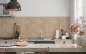 Preview: Spritzschutz Küche Mosaik Travertin Stein