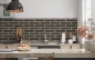 Preview: Küchenrückwand Braune Ziegelsteine