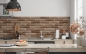 Preview: Küchenrückwand Braun Beige Steinwand