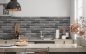 Mobile Preview: Küchenrückwand Graue Ziegelsteine