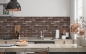 Mobile Preview: Küchenrückwand Braune Ziegelsteine