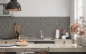 Preview: Spritzschutz Küche Retro Steinplatte