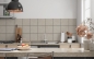 Preview: Küchenrückwand Betonplatten Beige