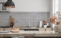Preview: Spritzschutz Küche Wand Klinkerstein