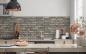 Preview: Küchenrückwand Ziegelstein Rustikal