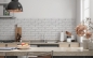 Preview: Spritzschutz Küche Klassische Steinwand