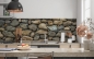Preview: Küchenrückwand Findlinge Steinmauer