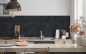 Preview: Küchenrückwand 3D Schwarze Steine