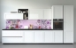 Preview: Küchenrückwand Blüten Kunst