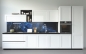 Mobile Preview: Küchenrückwand Blaues Design