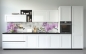 Preview: Küchenrückwand Orchideen Design