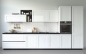 Mobile Preview: Küchenrückwand Weiße Hexagon