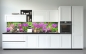 Preview: Küchenrückwand Orchideen Kerzen Spa