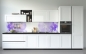 Preview: Küchenrückwand Lila Blumen Design