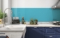 Preview: Küchenrückwand Turquoise2 (0 229 238) #00E5EE