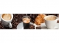 Preview: Küchenrückwand Kaffee Croissant