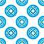 Preview: Küchenrückwand Kreis in Kreis Blau