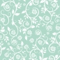 Preview: Küchenrückwand Floral in Mint