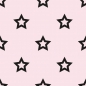 Preview: Küchenrückwand Black Star Pattern
