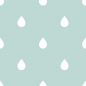 Preview: Küchenrückwand Blau Weiß Regentropfen