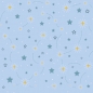 Preview: Küchenrückwand Pastellblaue Sterne