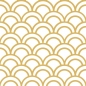 Preview: Küchenrückwand Golden Fächer Muster