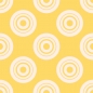 Preview: Küchenrückwand Vintage Weiß Gelb Kreise