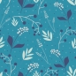 Preview: Küchenrückwand Blaue Pflanzen Blumen